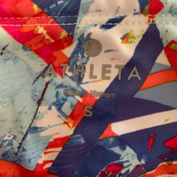 Athleta Womens Multicolor Athleltic Leggings Womens Small - Picture 3 of 6